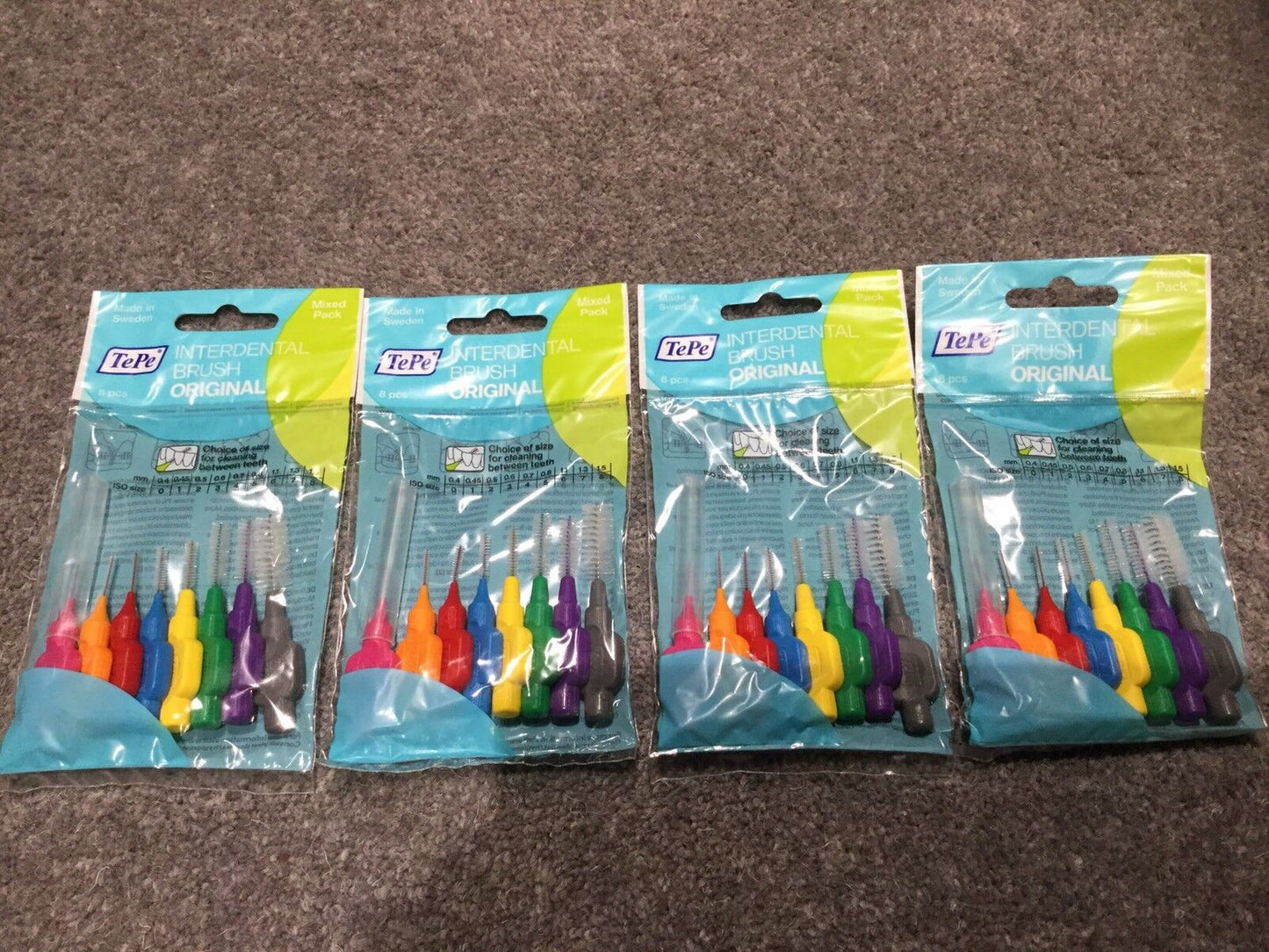 Tepe Interdental Brushes Mixed Size Pack x 4 Packs